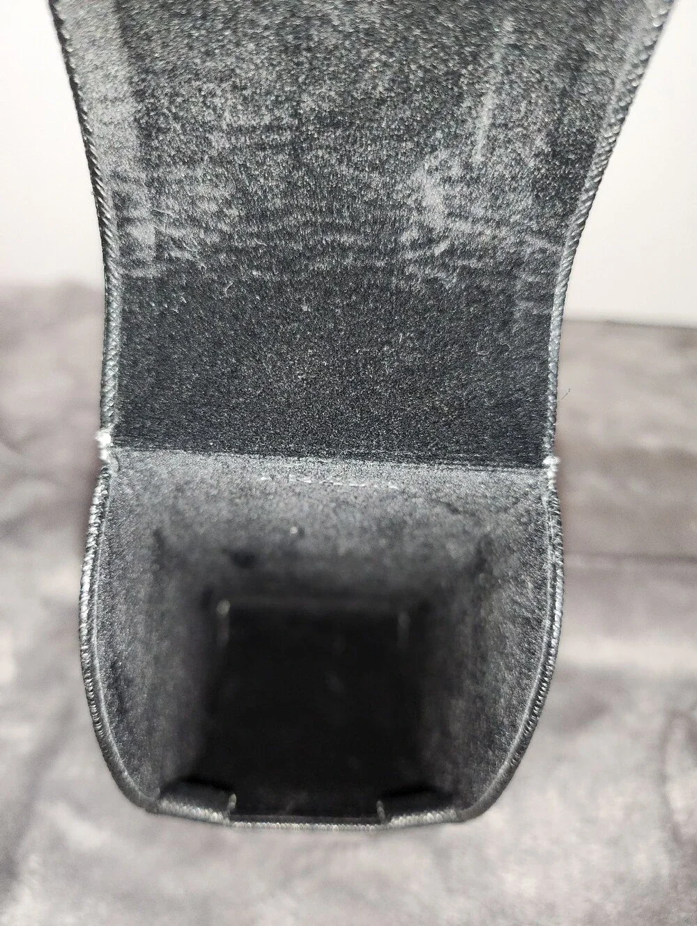 Prada Black Saffiano Leather Toiletry/Cosmetic Case